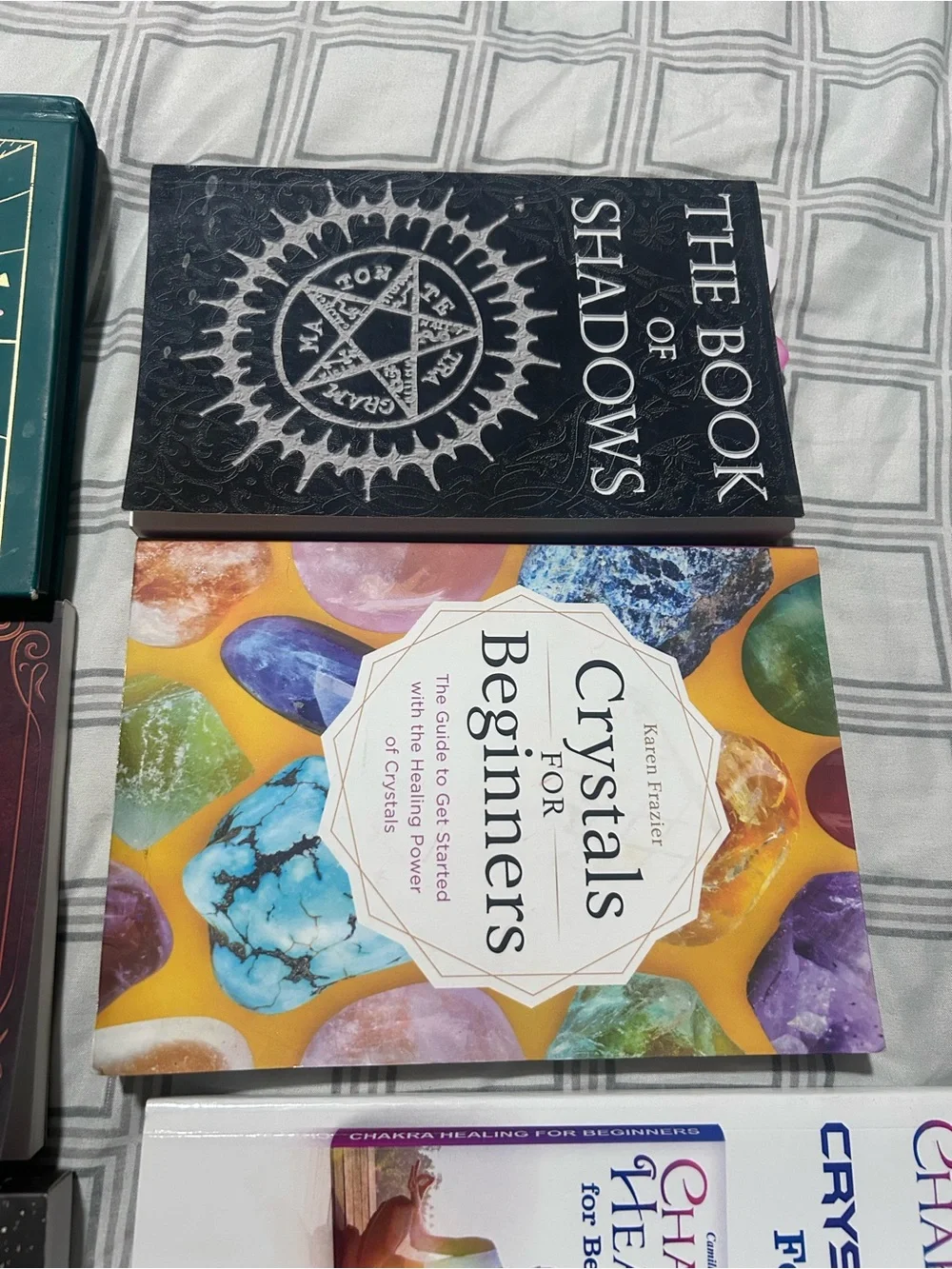 Set of 7 Metaphysical & Crystal Books — Multicolor Covers